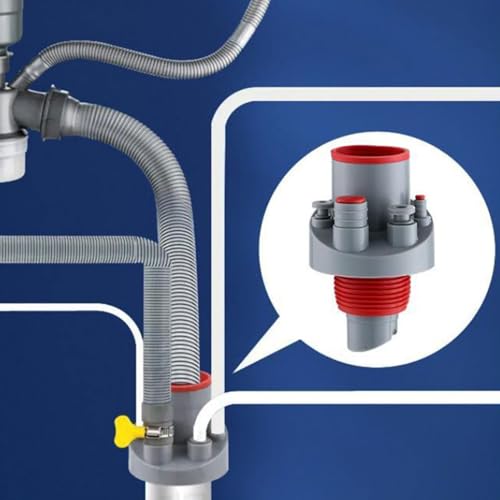 Conector Triple Antiodor para Drenaje de Cocina miniatura 6