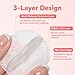 ICOTLE 100% Pure Cotton Round Pads for Face (210), Lint-Free Makeup Remover Pads, Soft, Absorbent, Hypoallergenic, Multi-Layer Design for Cleansing, Skincare and Nail Polish Removal