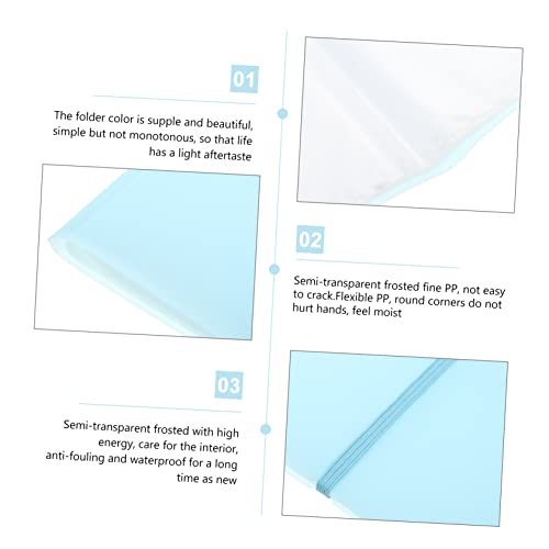 PLAFOPE Pasta A3 Pastas Expansíveis Bolsas Organizadoras Transparentes Envelope De Plástico Arquivo