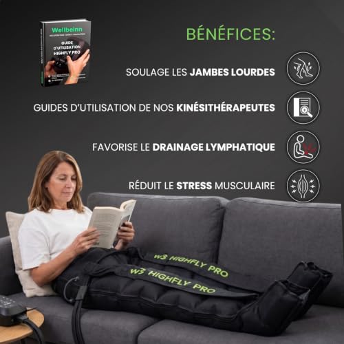 Botte de pressothérapie WW WELLBEINN Wellbeinn HighFly Pro HighflyPro01, vue 5 sur 8