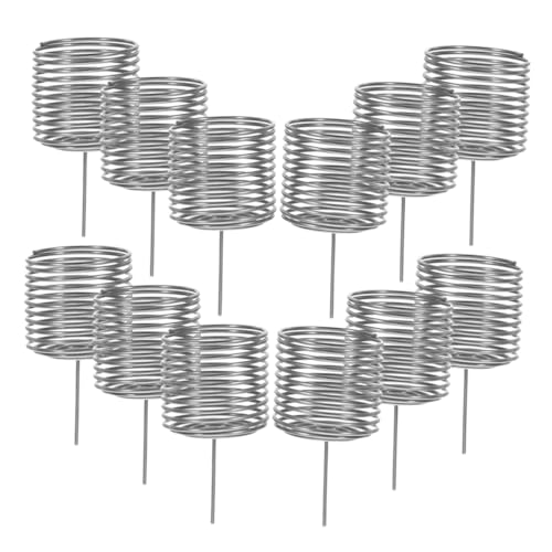 FONDOTIN Cesta De Fertilizante Para Bonsái De Acero Inoxidable 12 Uds Tazas De Nutrición Para Orquídeas Contenedores De Cesta De Fertilizante De Liberación Lenta Para Plantas De