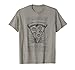Vitruvian Pizza Slice Funny Leonardo Da Vinci Pizzeria Chef T-Shirt