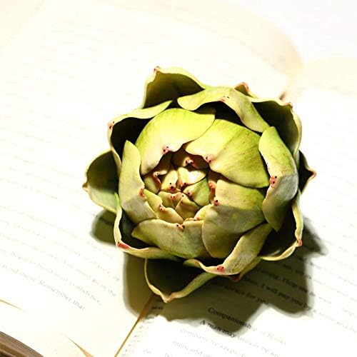 Onlove Large Green Artificial Artichoke Vegetables Fake Artichoke for Home Decor (4) - Image 3