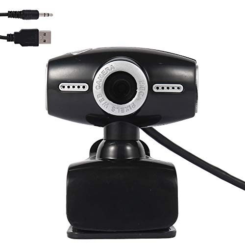 liuzhuo ウェブカメラ Webカメラ 1080p 30FPS USB&3.5mmカメラ 100万画素 広角 オートフォーカス 光補正 パソコンカメラ USBカメラ 内蔵マイク skype会議用 PCカメラ ビデオ通話 録画 WinXP/Vista /