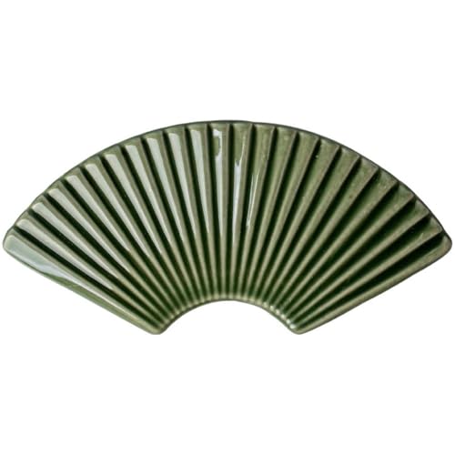 箸置き 扇子付き陶器箸置き 箸置きと箸枕(Colour 1)