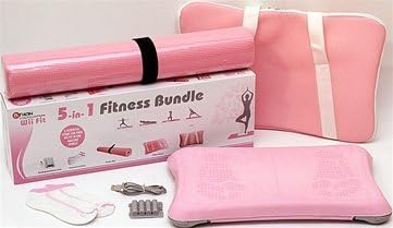 5 in 1 Wii Fit Fitness Bundle Set In Pink Color