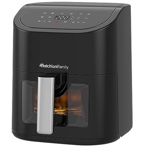 Just Perfecto Friggitrice Ad Aria Calda XL 4L - 1400W Con 8 Programmi Touch - Fino A 200°C - Cestello Lavabile In Lavastoviglie