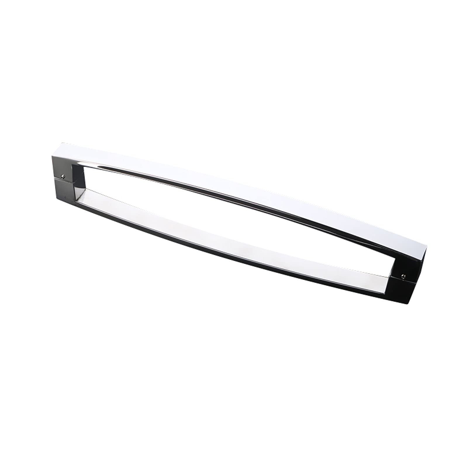 Poignée de porte push-pull en verre pour salle de bain et douche design contemporain