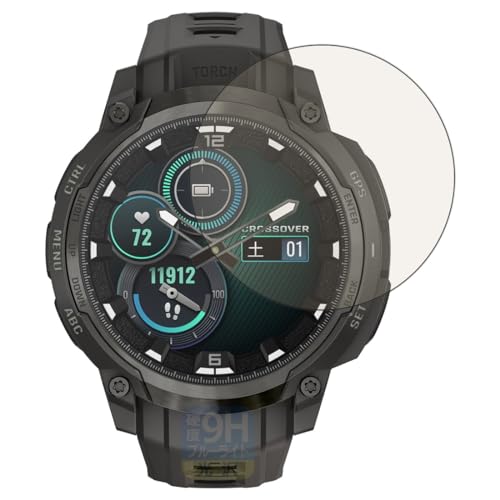 PDA�H�[ GARMIN Instinct Crossover AMOLED/Tactical �Ή� 9H���d�x[�u���[���C�g�J�b�g] �ی� �t�B���� ���� ���{��