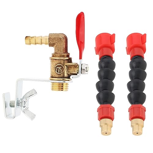 Elvaesther Dust Remover Water Sprayer for Cutting Machine, Misting System Water Sprayer, Improves Cutting Results Water Nozzle for Brick Tile Grinder Cutting Machine Universal Nozzle + a Spare Tube