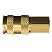 Milton V-Style Hi-Flo Coupler Body - Brass, 1/4in. FNPT, Model Number S764