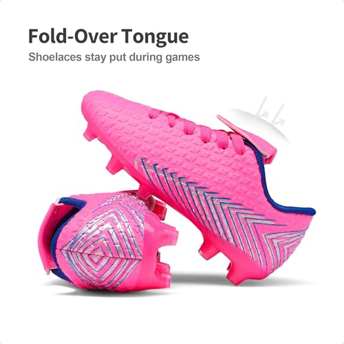 DREAM PAIRS Boys Girls Outdoor Soccer Cleats Football Shoes for Little/Big Kid4