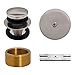 Westrbass Tip Toe Universal Tub Trim with One-Hole Faceplate, Satin Nickel, D931K-07