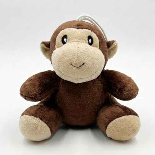 Image of Elite Toys Monkey Soft Toy 14 cm | Cute Monkey Plush Stuffed Animal | Mini Cuddly Jungle Animal Toy for Kids Boys Girls | Birthday Return Gift Kids Toy