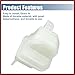HEROFFIX 21721-JD00B Car Coolant Overflow Reservoir Expansion Tank for Nissan Qashqai Qashqai+2 J10 2007-2014 Replace Parts