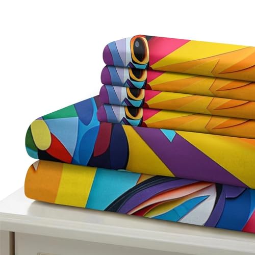 Parure de lit 3 pièces lapin 3D 220x240 en microfibre douce