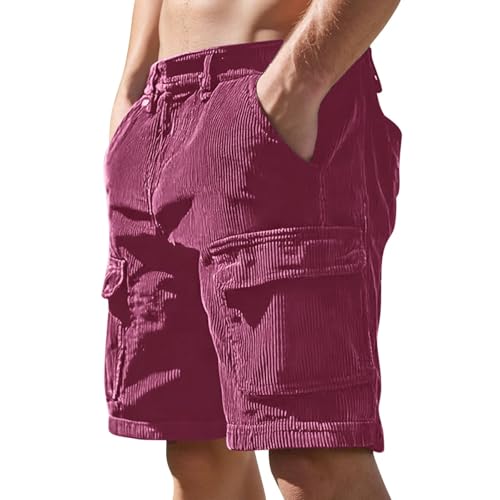 Short d'été pour homme style rétro coupe ample et finitions soignées