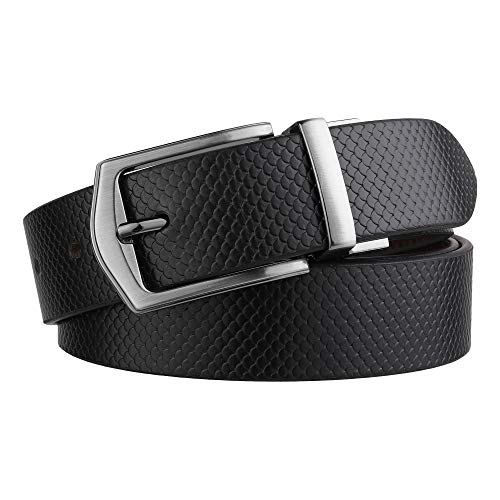 Image of ZORO Men's Genuine Leather Reversible Belt, Black /Brown |RSFS-01| Size-
