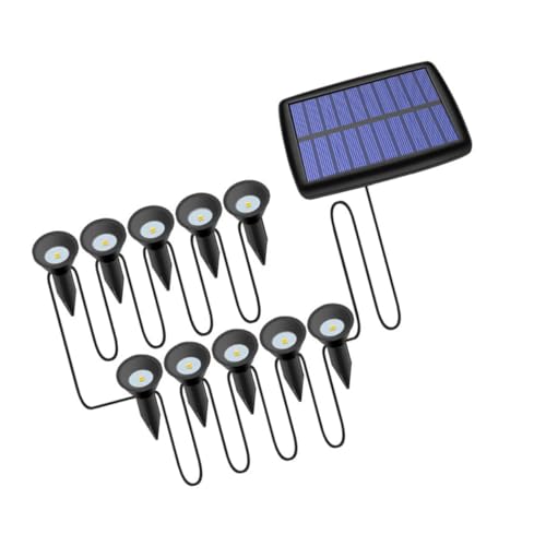 Lampe solaire extérieure LED étanche COLLBATH avec piquet pour l'éclairage de chemin dans le jardin