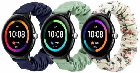 Bands for Google Pixel Watch 4/3/2/1 Scrunchie Band for Women,41mm 45mm