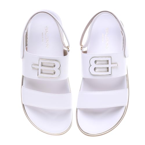 Sandal Calfskin White Ballet Flat Baldinini pour un style léger - 3