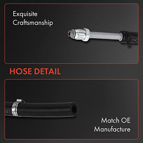 A-Premium Power Steering Hose Return Line Hose Assembly Compatible with Dodge Durango 1999-2003 Dakota 1992-2003 3.9L 5.2L 5.9L Without Cooler - Thumbnail 5