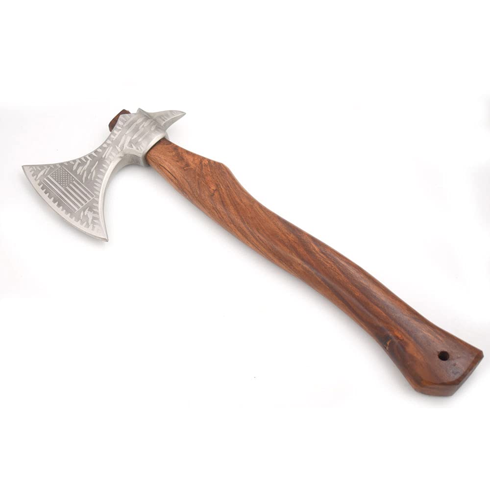 Medieval Warrior Custom Handforged Handmade Tomahawk Viking Tomahawk | Camping | Hunting Axe
