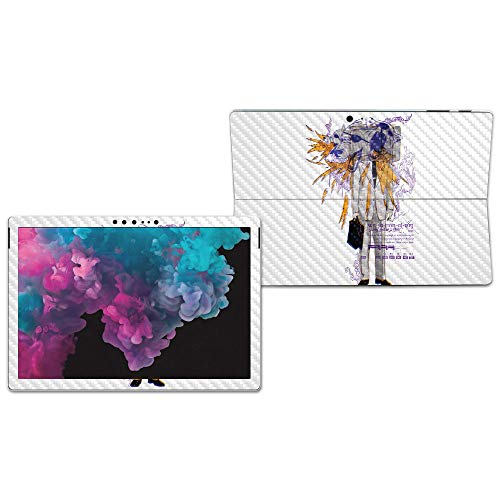 Image of MightySkins Carbon Fiber Skin for Microsoft Surface Pro 6 - Sensationalism | Protective, Durable Textured Carbon Fiber Finish | Easy to Apply, Remove, and Change Styles | Made in The USA