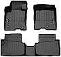 SMARTLINER Custom Fit All Weather Black 2 Row Floor Mat Liner Set Compatible with 2022-2023 Ford Maverick (Only Fits Hybrid Models)