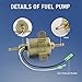 JDMSPEED New Fuel Pump Replacement For Polaris Ranger 400 500 1999-2012 Replaces 4011545 4011492 4010658 4170020 E11005 Electric Fuel Pump
