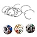 Homoyoyo 10pcs Stainless Steel Wire Spring Hose Clamps Flexible and Leakproof Clips for Motorcycle Lines Material for Home and Industrial Use