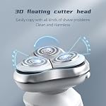 Shaver for Men Electric Razor Rotary Shavers 3D Floating Cutter Head 1 Hour Fast Charge Waterproof IPX7 Type-C Power Port LED Display Wet & Dry X3 Series Gift for Dad Husband Boy Friends