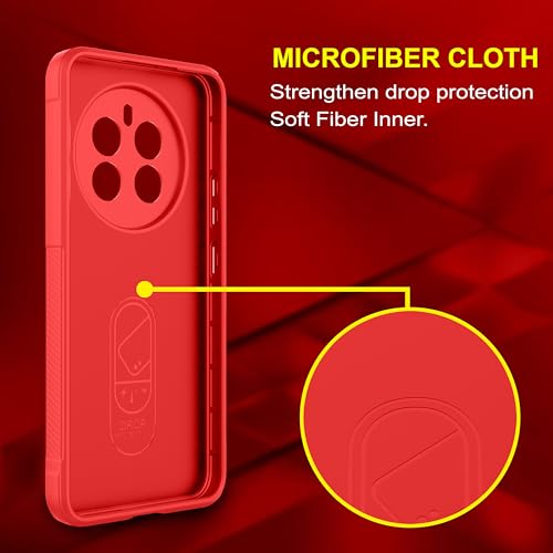 Image of amazon basics Back Case Cover for Realme Narzo 70 5G (Silicone Red)