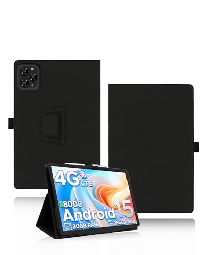 Étui DOOGEE TAB G6 Cuir Noir Compagnon Idéal pour Transports et Bureau