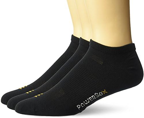 PowerSox No Show Liners with Coolmax, 3 Pairs