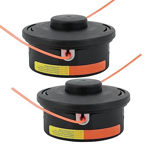 Biuhpa 2 cabezales de cortacésped Autocut 25-2, M10 x 1.0, para Stihl FS55 FS85 FS56 FS70 FS80 FS90 FS100 FS110 FS130 FS240 FS250 40027102108 mmer accesorios con segadora hilo 2,4 mm 6 m