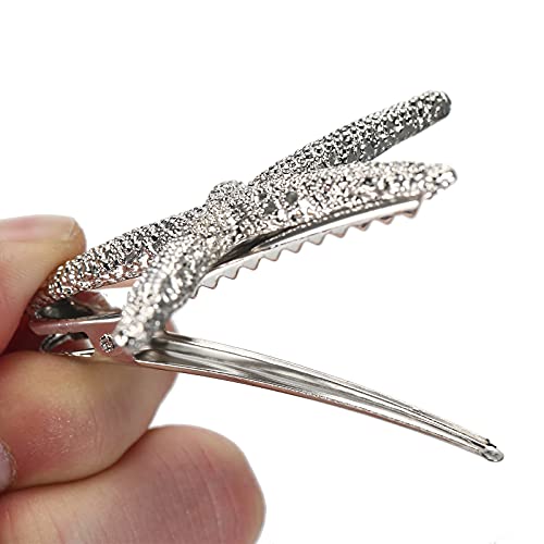 Eastdall Conjunto de 6 grampos de cabelo da moda PCS Presilhas de metal para cabeleireiro Ferramenta