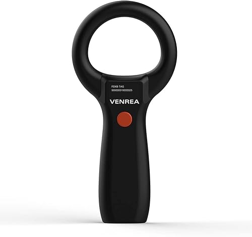 VENREA Escáner de microchip Escáner de identificación de mascotas Lector de tarjetas Escáner de mano de animales, Escáner de chip de animales