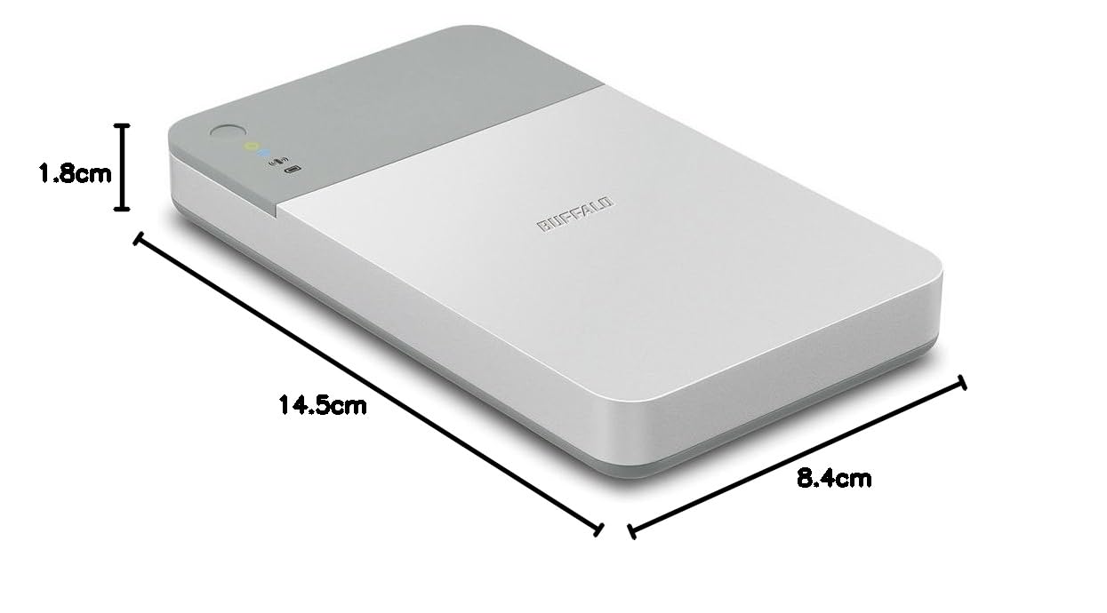 外付けハードディスク・ドライブ BUFFALO MiniStation 1TB Type-C/Type-A Amazon | BUFFALO ミニステーション エア Wi-Fi接続ポータブルHDD 1TB