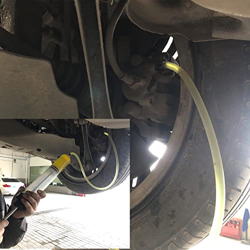 Foto von LEMOTO Ölabsaugpumpe 500CC Ölwechselspritze Bremsflüssigkeitsabsaugpumpe,Ölspritze mit Schlauch,Geeignet für Bremsflüssigkeit,Getriebeöle,Kühlmittel,Motor,Ölabsauger Umfüllpumpe