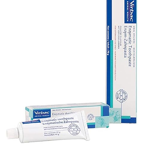 Virbac Enzymatic Toothpaste For Cats, Yummy Fish Flavour! 43G Cover