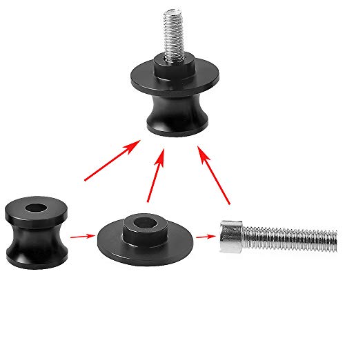 10Mm Motorcycle Swing Arm Sliders Spools Swing Arm Stand Screw 2Pcs For Du 390 2013 2014 2015 #TOP3