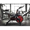 Exercise Bike 13Lbs Flywheel Cycling Exercise Stationary Bikes for users up to 175cm Cardio Indoor Workout Machine Bike Belt Drive Resistance Levels with LCD Digital Monitor & Pulse for Home Gym Lose Weight