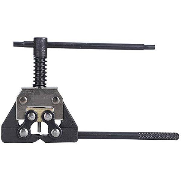 rozgałęźnik łańcucha + motocykl ATV Roller Chain Breaker odłączacz frez rozgałęźnik usuwanie ogniw skok narzędzia do nitowania 420 428 520 525 530 do rozgałęźnika łańcucha