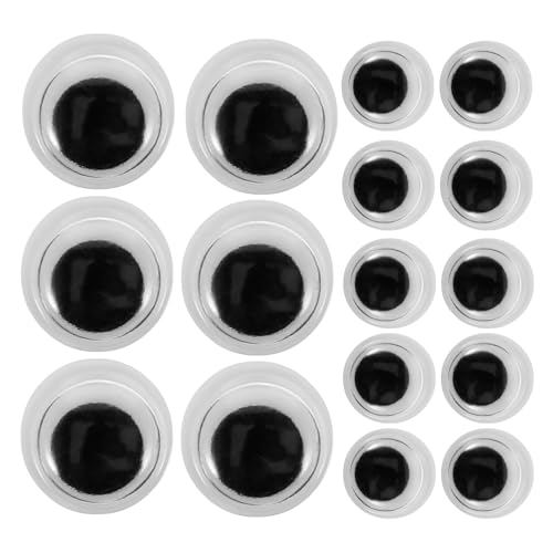 HOODANCOS Big Self-Adhesive Eyes 400pcs Moveable Eyes for DIY Toys for Birthday Party Favors for Stuffed Animals