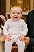 Little Things Mean A Lot Boys Knit White Christening Baptism Coverall, 3 Month