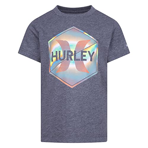 T-Shirt Garçon Hurley Hrlb Gradient Hex Tee en coton léger