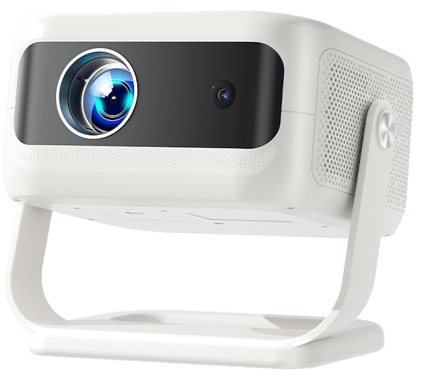 Reysol Projector|Native 1080P|4K Support|WiFi|Miracast|Brighter 25000 lumens|Auto Keystone (25000 lm / 1 Speaker/Wireless/Remote Controller) Portable Projector (White)-picture-18