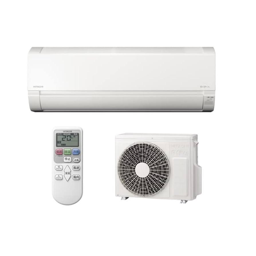 Amazon | 日立ルームエアコン 白くまくん RAS-F22K-W おもに6畳