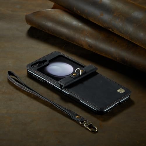 Étui antichoc Samsung Galaxy Z Flip 5 avec sangle de maintien noire
